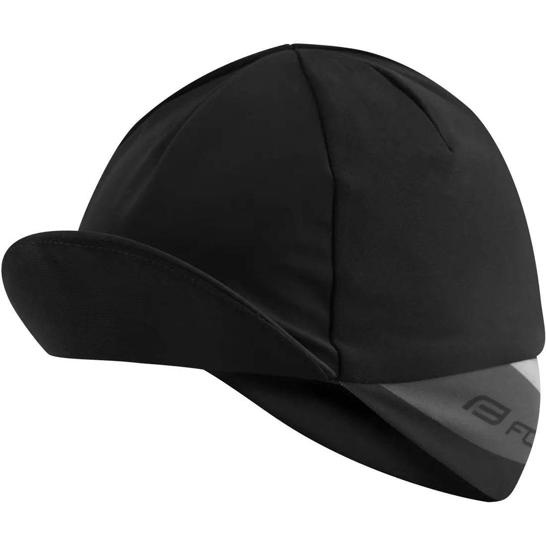 FORCE Téli kerékpáros kalap BRISK, fekete és szürke 903048
