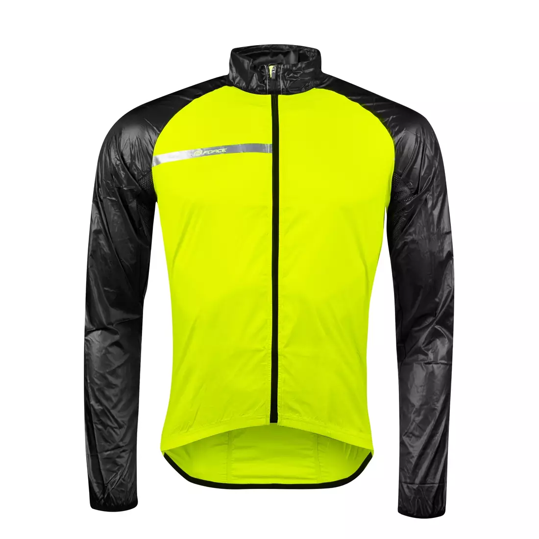 Kerékpáros kabát FORCE WINDPRO fluo 8997922