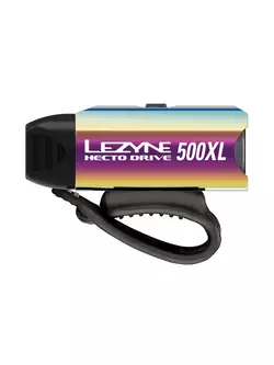 LEZYNE első kerékpár lámpa LED HECTO DRIVE 500XL neo metallic LZN-1-LED-9F-V530