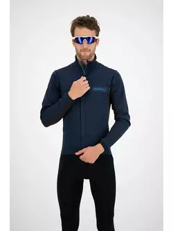 ROGELLI BARRIER férfi könnyű téli softshell kerékpáros dzseki, kék