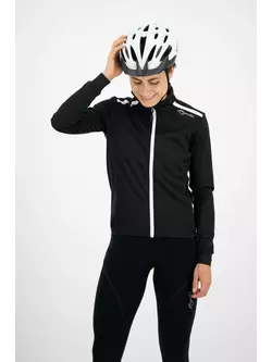 ROGELLI PESARA dnői téli kerékpáros kabát, fekete-fehér