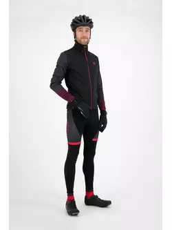 ROGELLI WIRE férfi téli softshell kerékpáros dzseki, fekete és piros