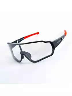Rockbros 10161 fotokróm kerékpár / sport szemüveg fekete és piros