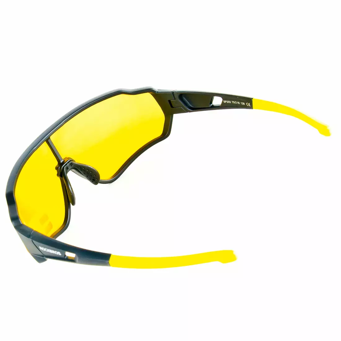 Rockbros 10164 Polarizált sport kerékpáros szemüveg, fekete és sárga