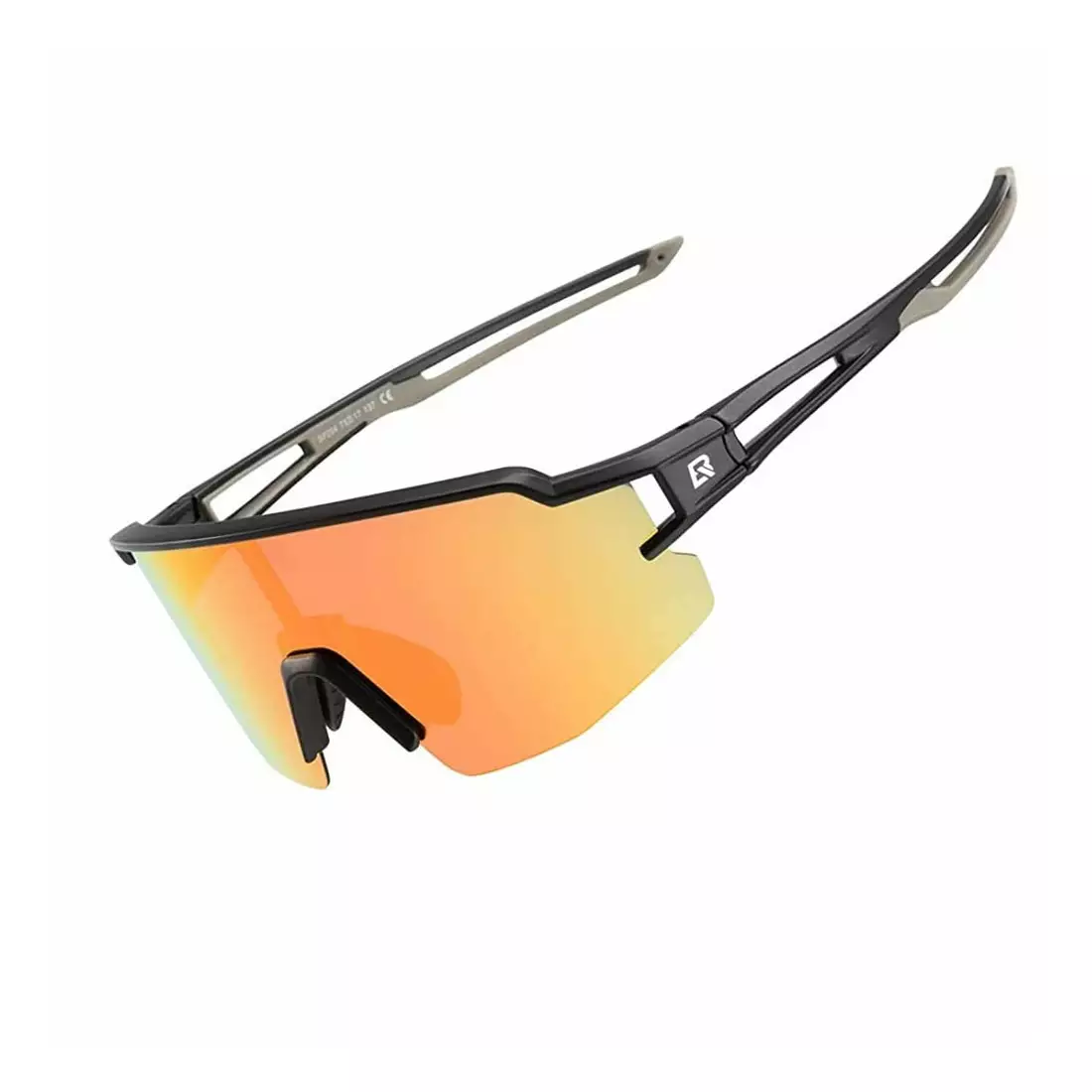 Rockbros 10171 Polarizált kerékpáros / sport szemüveg, fekete és szürke