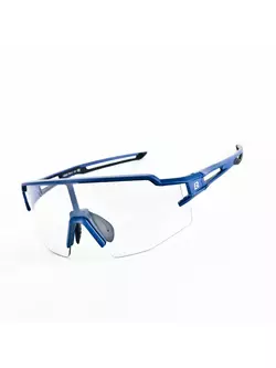 Rockbros 10174 fotokróm kerékpár / sport szemüveg, kék
