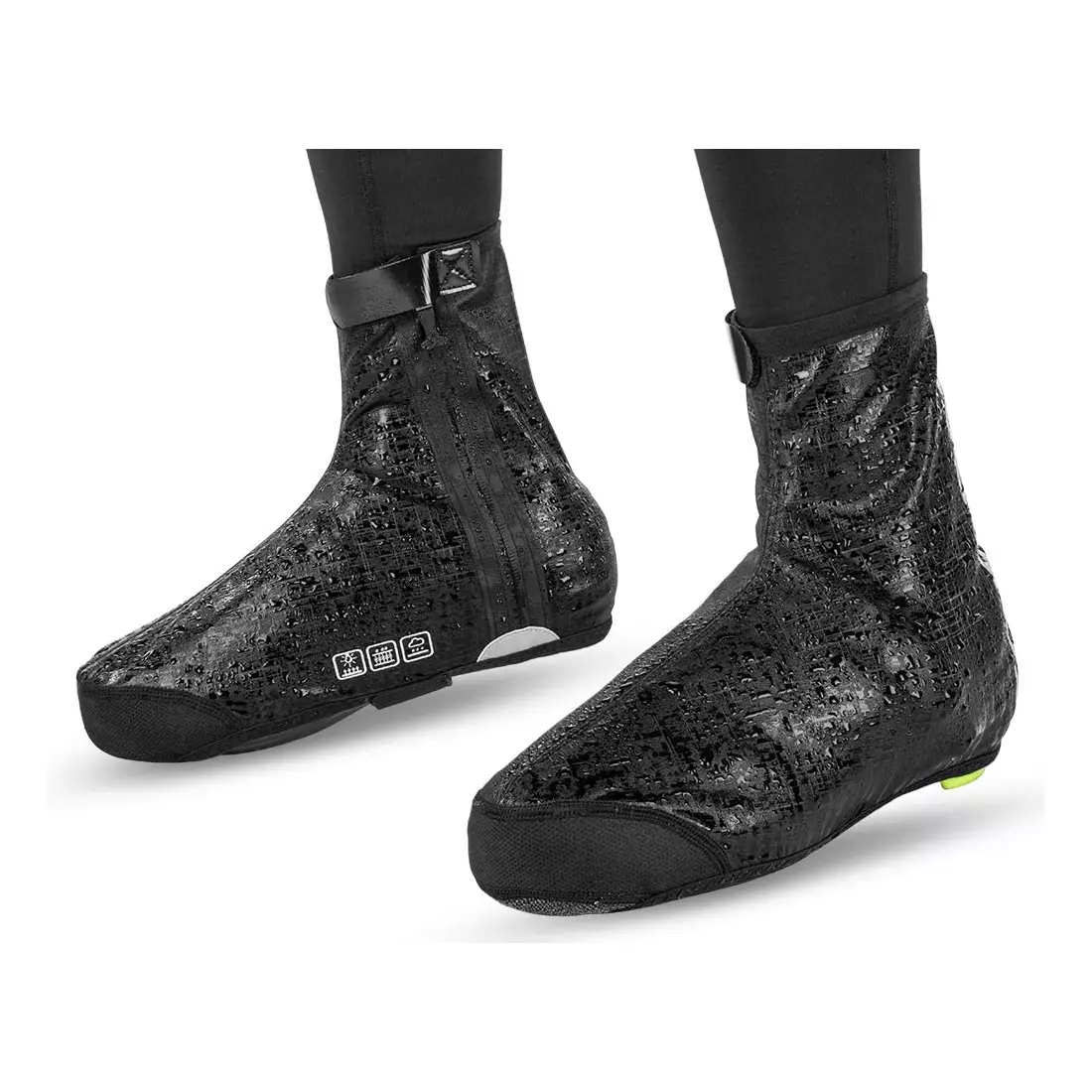 Rockbros vízálló védők kerékpáros cipő fekete LF1081