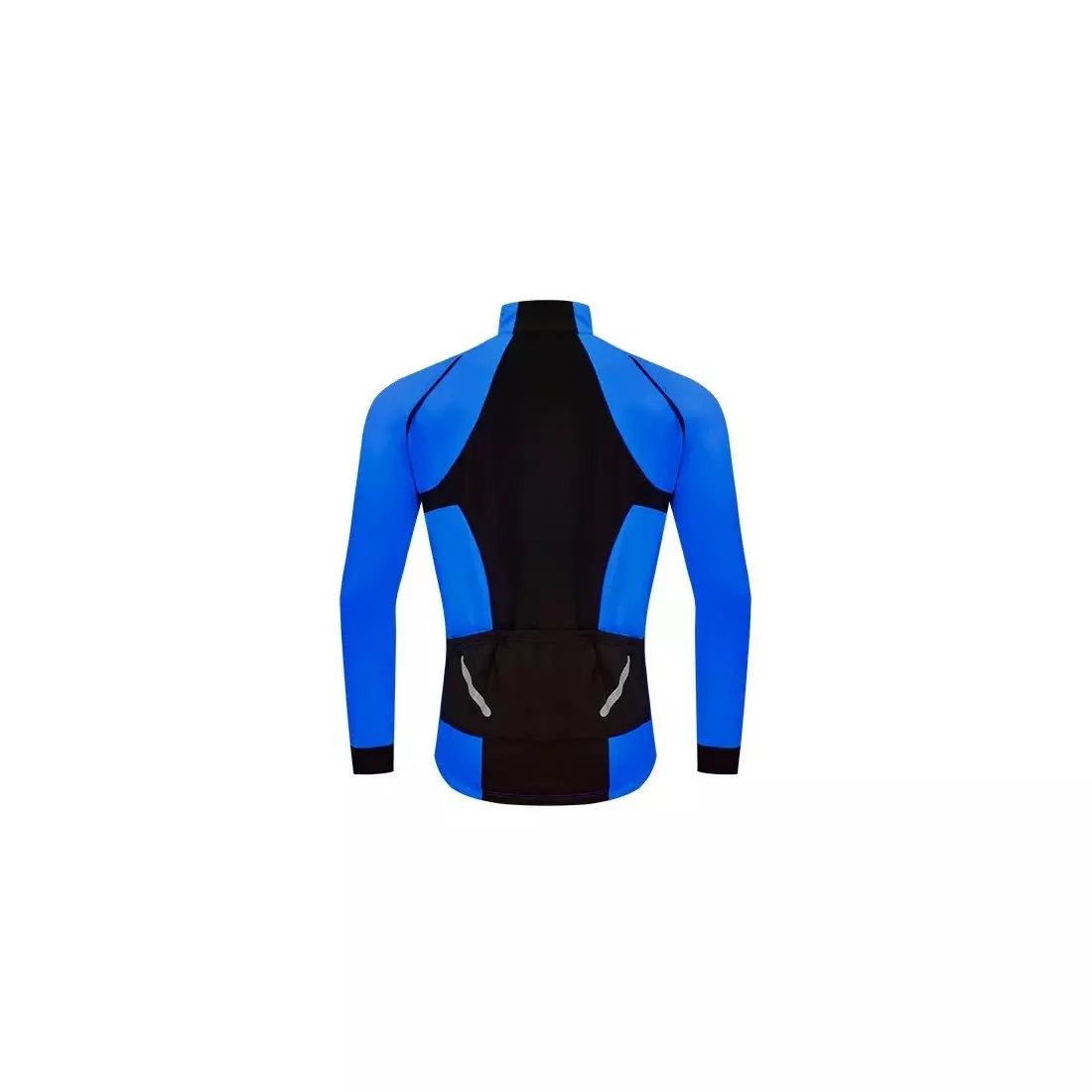 WOSAWE férfi téli kerékpáros kabát Softshell, kék BL277