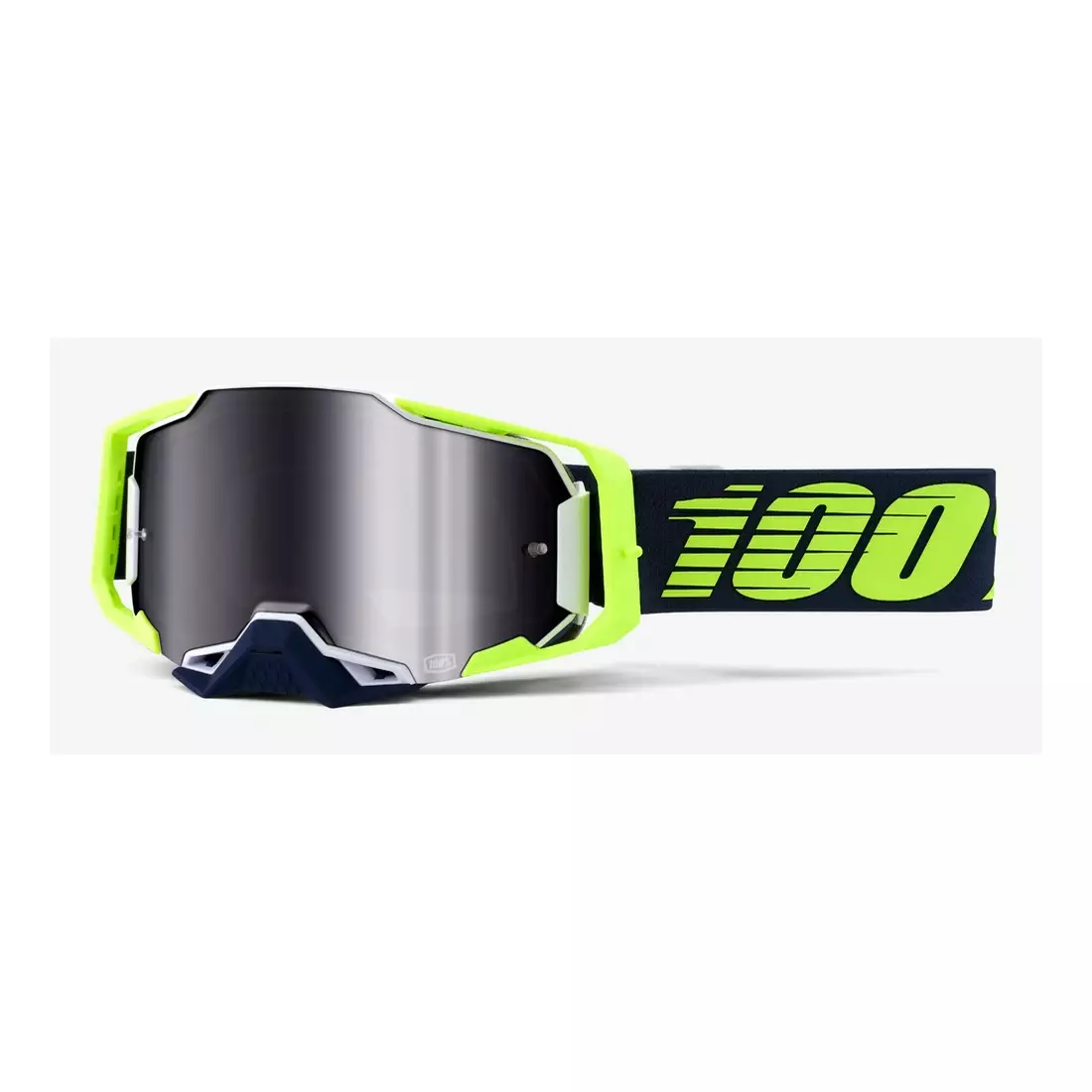 100% ARMEGA kerékpáros szemüveg (ezüst tükrös lencse, LT 25%+/-5%) deker STO-50721-252-08