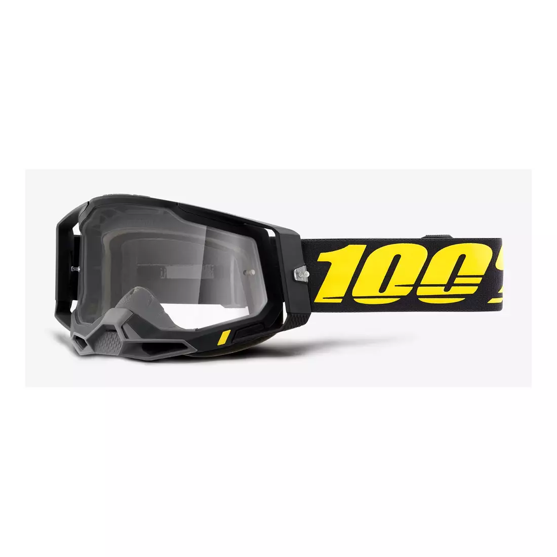 100% Kerékpáros szemüveg RACECRAFT 2 (átlátszó anti-fog lencse, LT 88%-92% + 10 fedő) arbis 