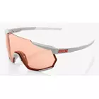 100% RACETRAP sport szemüveg (koralllencsék, LT 52% + átlátszó lencsék, LT 93%) soft tact stone grey STO-61037-289-79