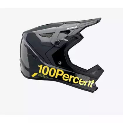 100% kask rowerowy full face STATUS DH/BMX carby charcoal STO-80010-464-14
