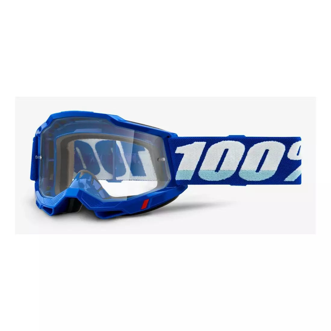 100% kerékpáros szemüveg ACCURI 2 (tiszta Anti-Fog lencse, LT 88%-92%) blue STO-50221-101-02