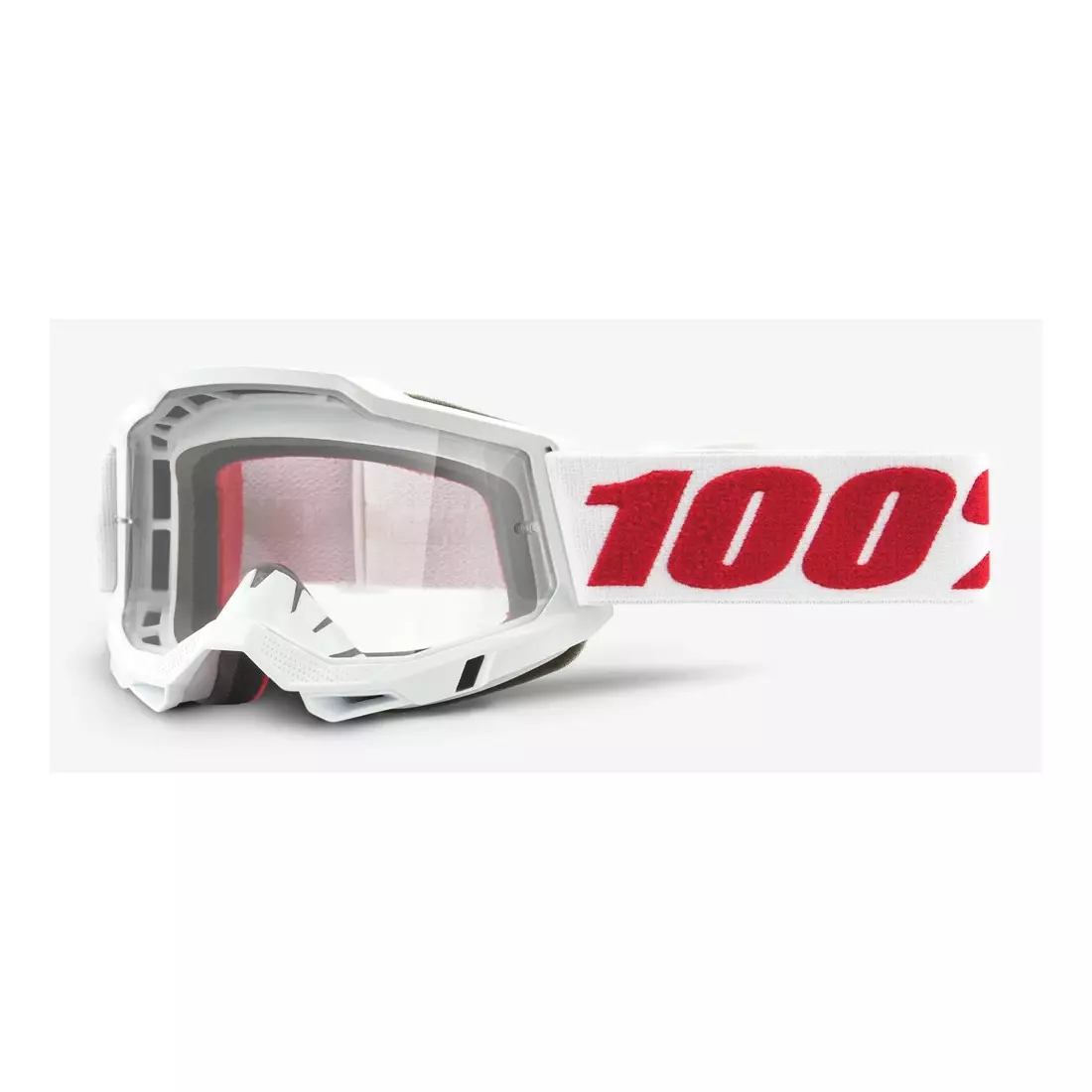100% kerékpáros szemüveg ACCURI 2 (tiszta Anti-Fog lencse, LT 88%-92%) denver STO-50221-101-10