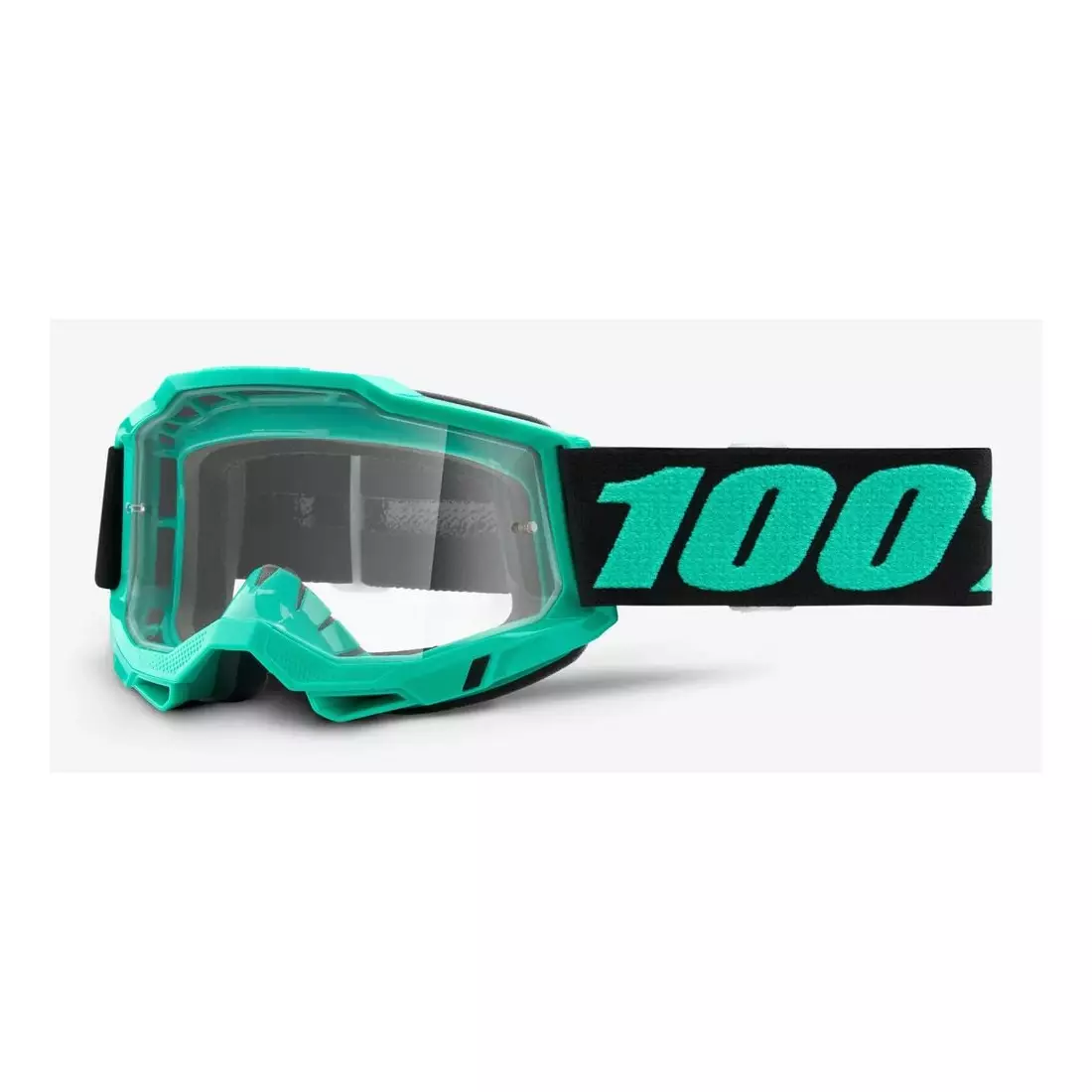 100% kerékpáros szemüveg ACCURI 2 (tiszta Anti-Fog lencse, LT 88%-92%) tokyo STO-50221-101-06