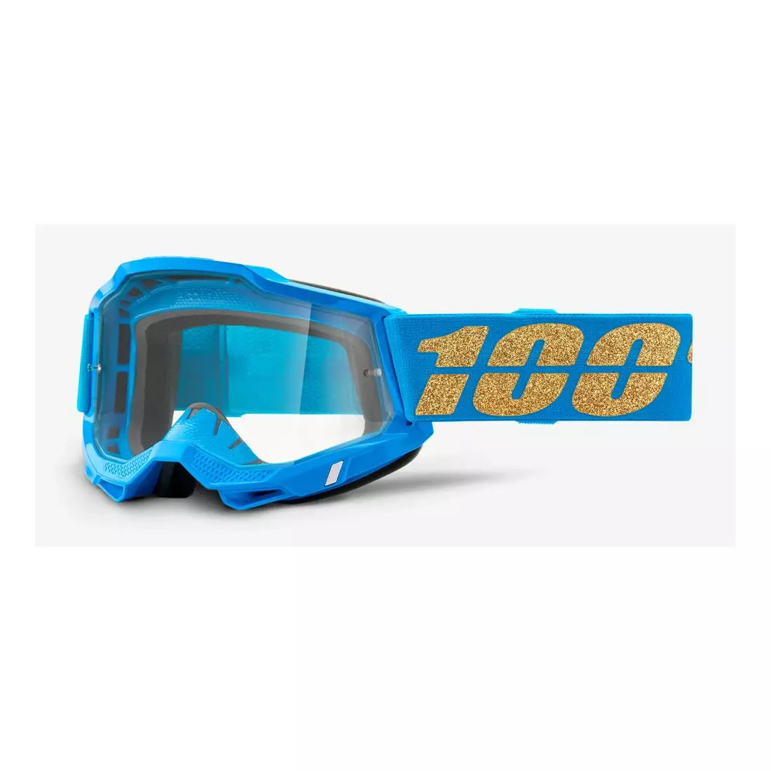 100% kerékpáros szemüveg ACCURI 2 (tiszta Anti-Fog lencse, LT 88%-92%) waterloo 