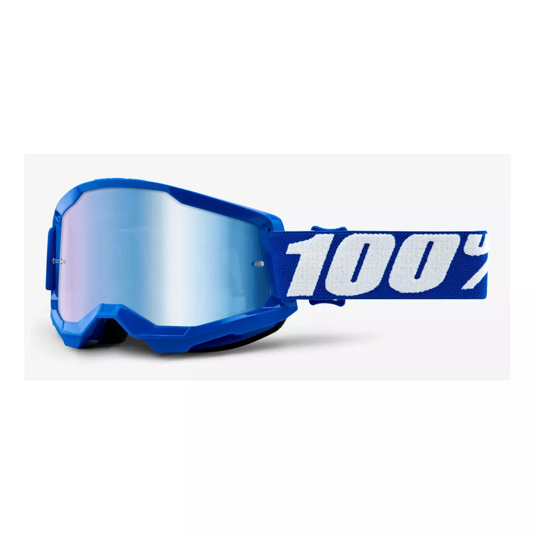 100% kerékpáros szemüveg  STRATA 2 (kék tükrös Anti-Fog lencse, LT 25%+/-5%) blue STO-50421-250-02