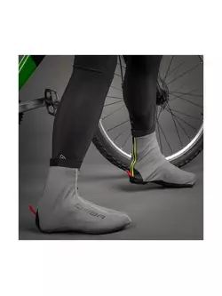 CHIBA REFLEX UBERSCHUH esővédő kerékpáros cipőkhöz, fényvisszaverő ezüst színben 31489 