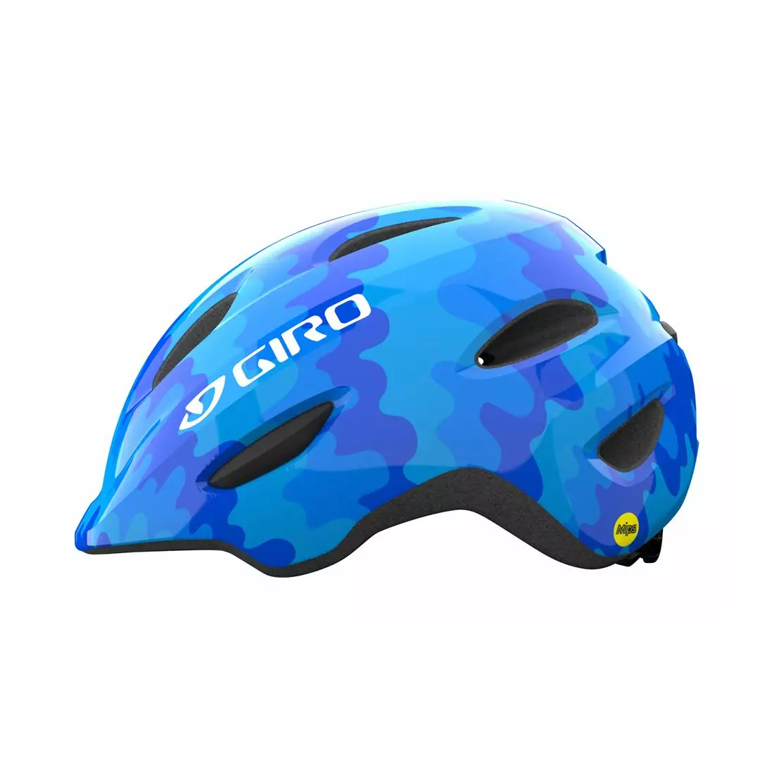 GIRO gyermek / junior kerékpáros sisak SCAMP INTEGRATED MIPS blue splash GR-7129853