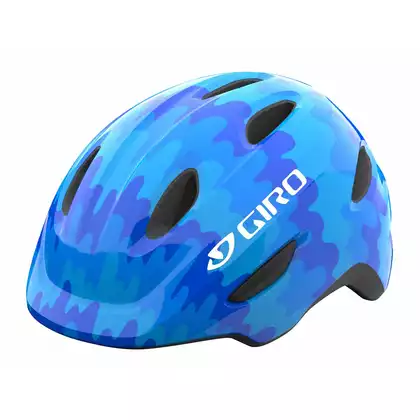 GIRO gyermek / junior kerékpáros sisak SCAMP INTEGRATED MIPS blue splash GR-7129853