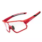 Rockbros 10137 kerékpár / sport szemüveg fotokróm vörössel