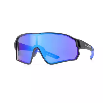 Rockbros 10138 Polarizált kerékpáros / sport szemüveg, fekete-kék