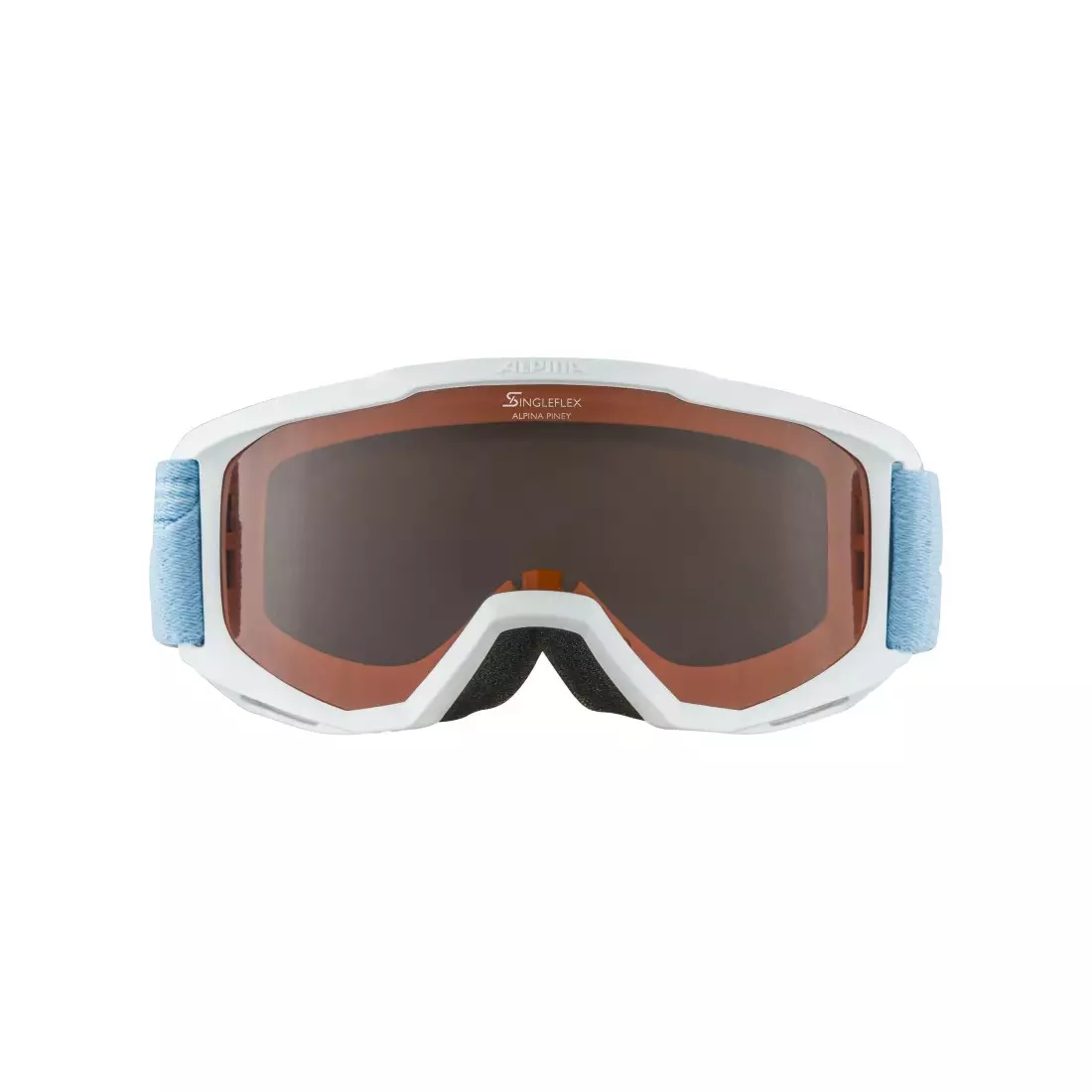 ALPINA sí / snowboard szemüveg JUNIOR PINEY SH white-skyblue A7268412