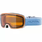 ALPINA sí / snowboard szemüveg M40 NAKISKA DH white-skyblue A7281112