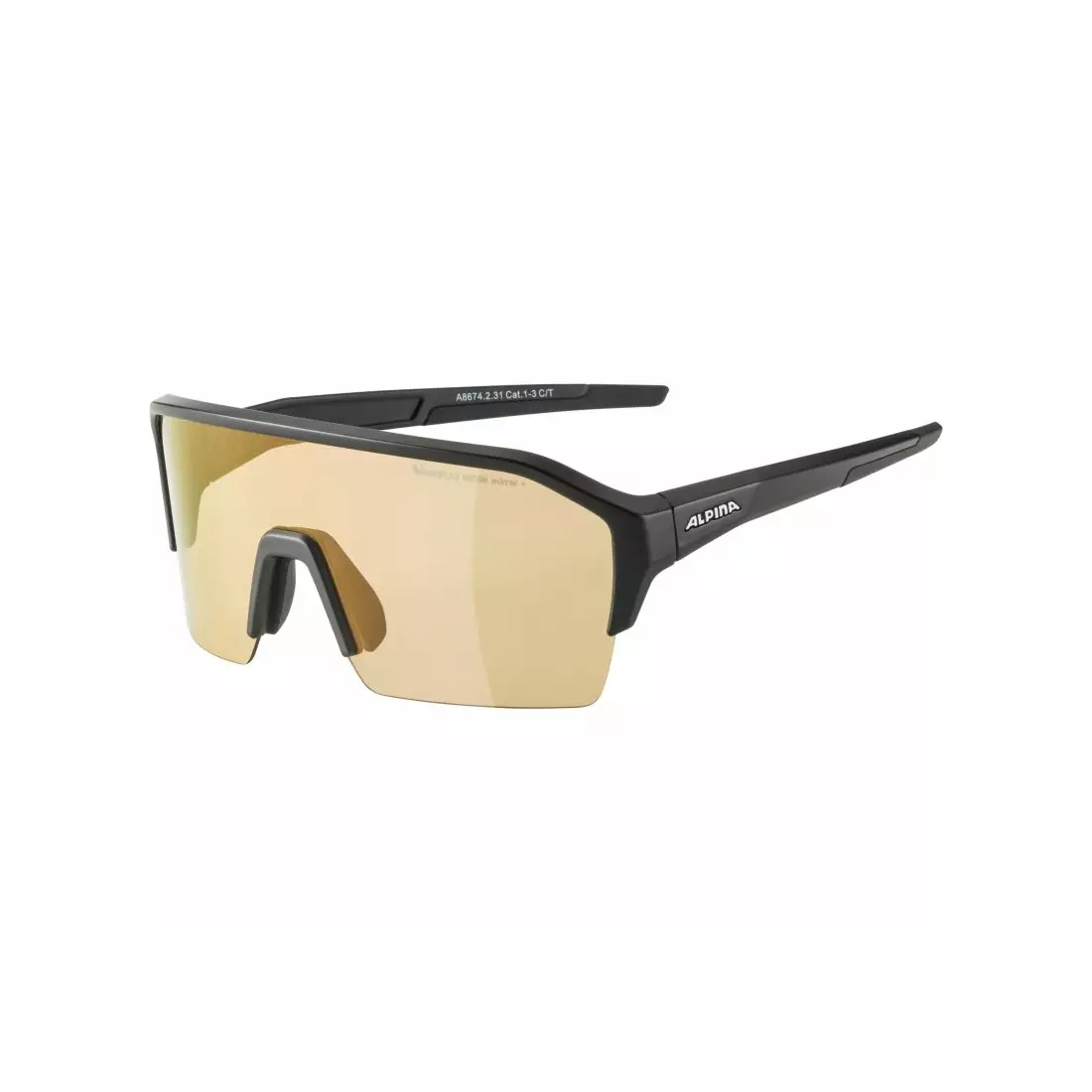 ALPINA sport szemüveg RAM HR HVLM+ SILVER MIRROR S1-3 black matt A8674231