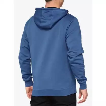 100% férfi kapucnis pulóver BURST Hooded Pullover Sweatshirt federal blue STO-36039-400-11