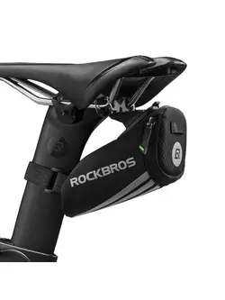 Rockbros kerékpár nyereg táska egy klip, fekete C28BK
