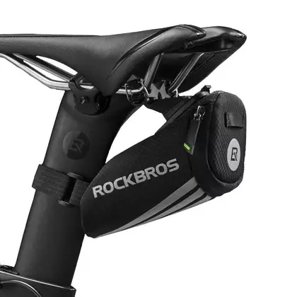Rockbros kerékpár nyereg táska egy klip, fekete C28BK
