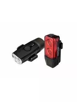 TOPEAK kerékpár lámpák halmaza LUX USB COMBO black T-TMS098