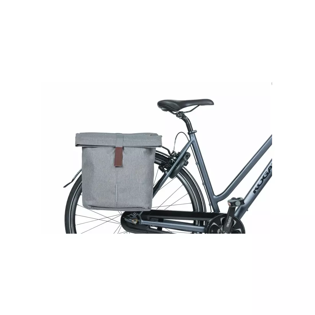 BASIL hátsó kerékpár táskák CITY DOUBLE BAG 32L grey melle 18072