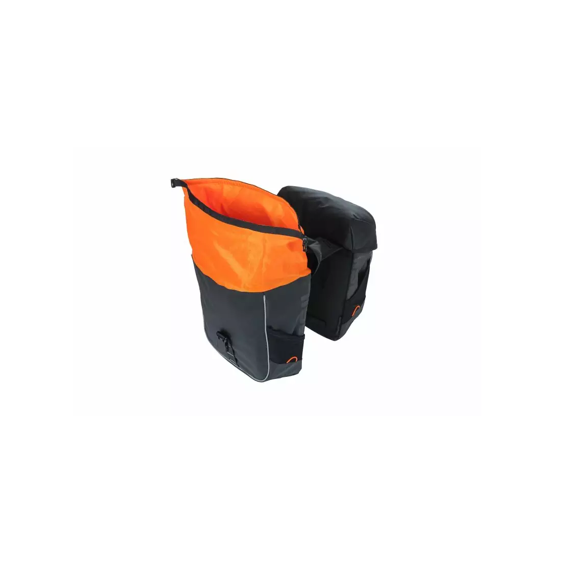 BASIL hátsó kerékpár táskák MILES TARPAULIN DOUBLE BAG 34L black orange 18086