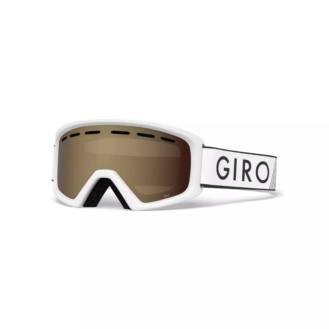 GIRO gyermek / junior téli védőszemüveg REV WHITE ZOOM (AMBER ROSE 40% S2) GR-70803091