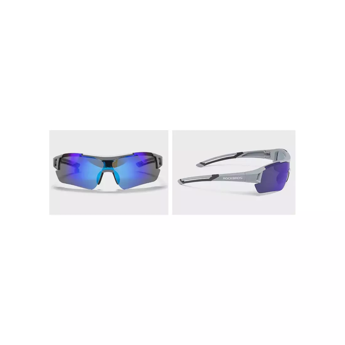 Rockbros 10117 Polarizált sportszemüveg + korrekciós betét black-grey 