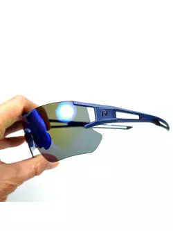 Rockbros 10129 Polarizált sportszemüveg + korrekciós betét black-blue 