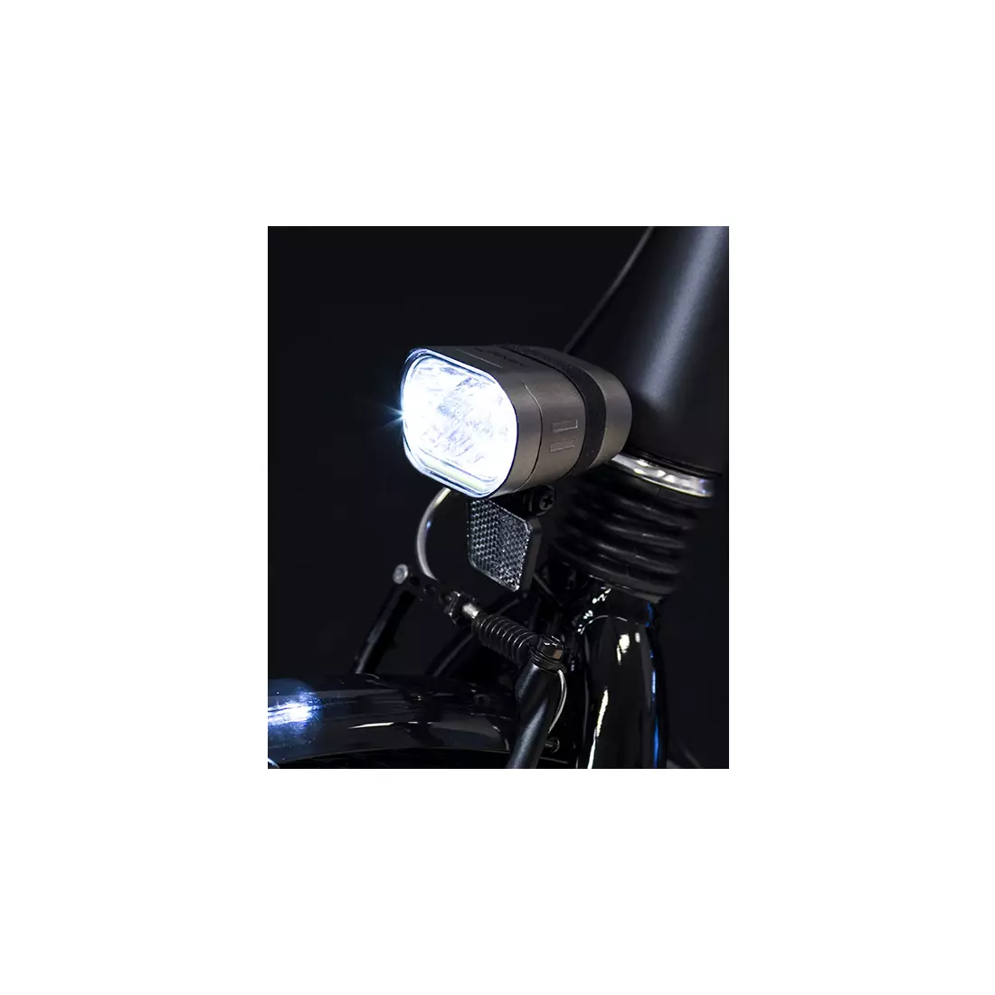 SPANNINGA első kerékpár lámpa e-bike AXENDO 60 XE 200 lumens SNG-H639028