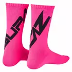 SUPACAZ kerékpáros zokni TWISTED pink SX-52S