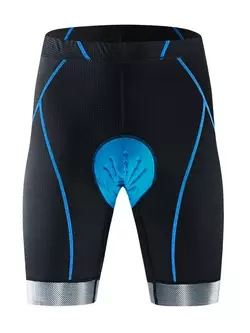 WOSAWE BL111-L férfi nadrágtartó nélküli nadrág, gélpárna, fekete és kék