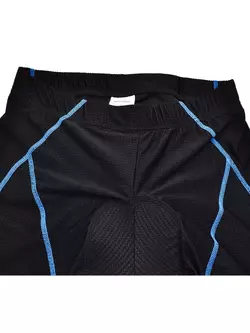 WOSAWE BL111-L férfi nadrágtartó nélküli nadrág, gélpárna, fekete és kék