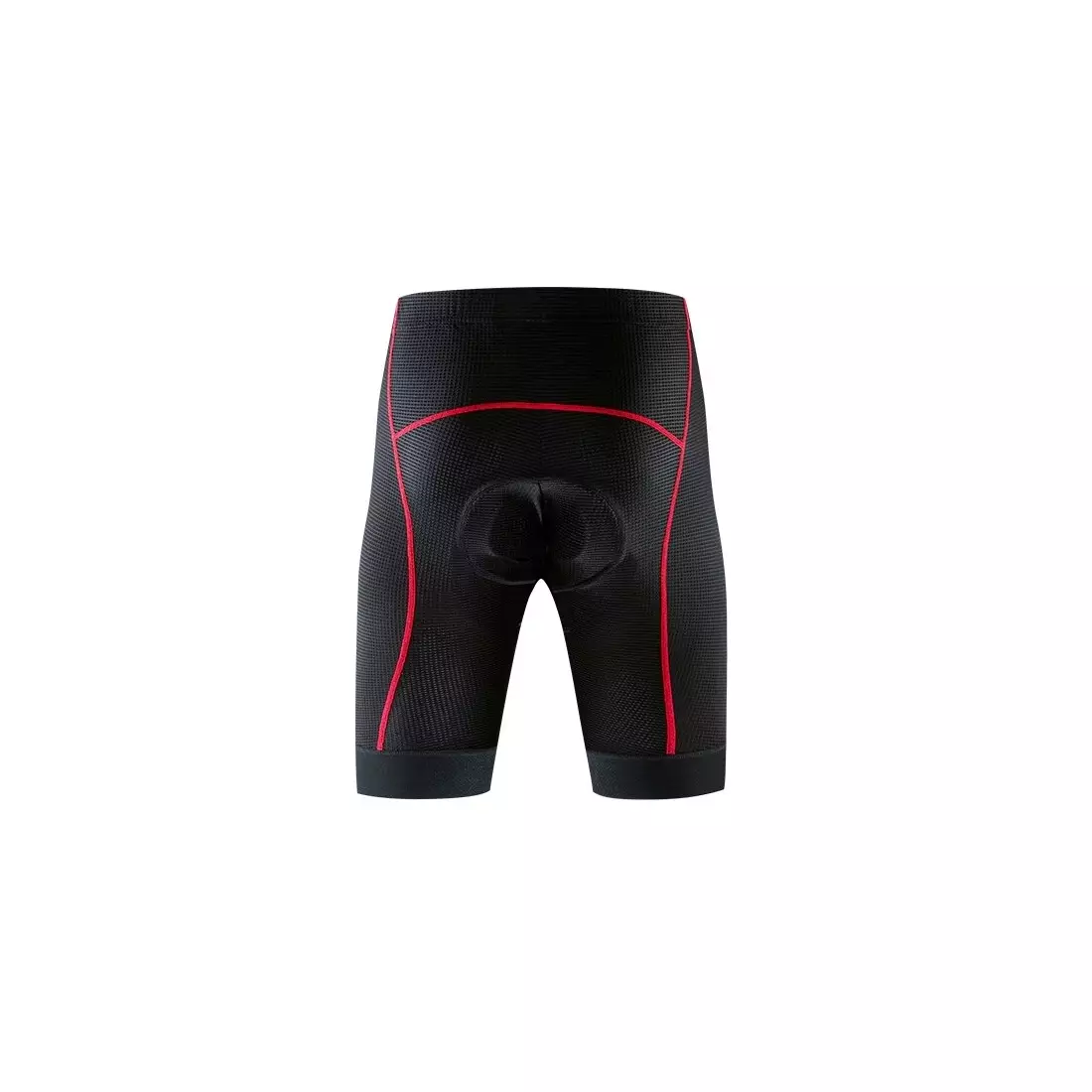 WOSAWE BL111-R férfi nadrágtartó nélküli nadrág, gélpárna, fekete és piros