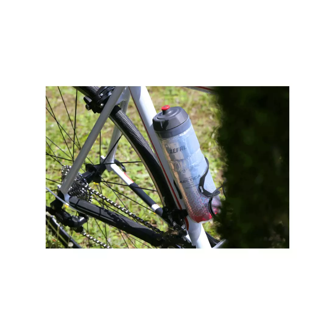 ZEFAL kerékpár termikus palack ARCTICA 75 silver/red 0,75L ZF-1673