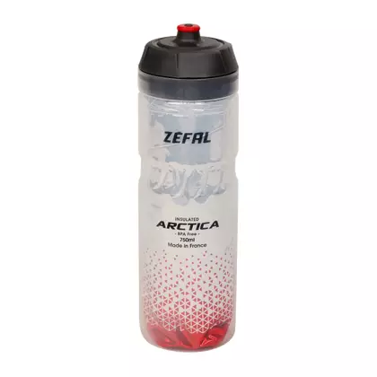 ZEFAL kerékpár termikus palack ARCTICA 75 silver/red 0,75L ZF-1673