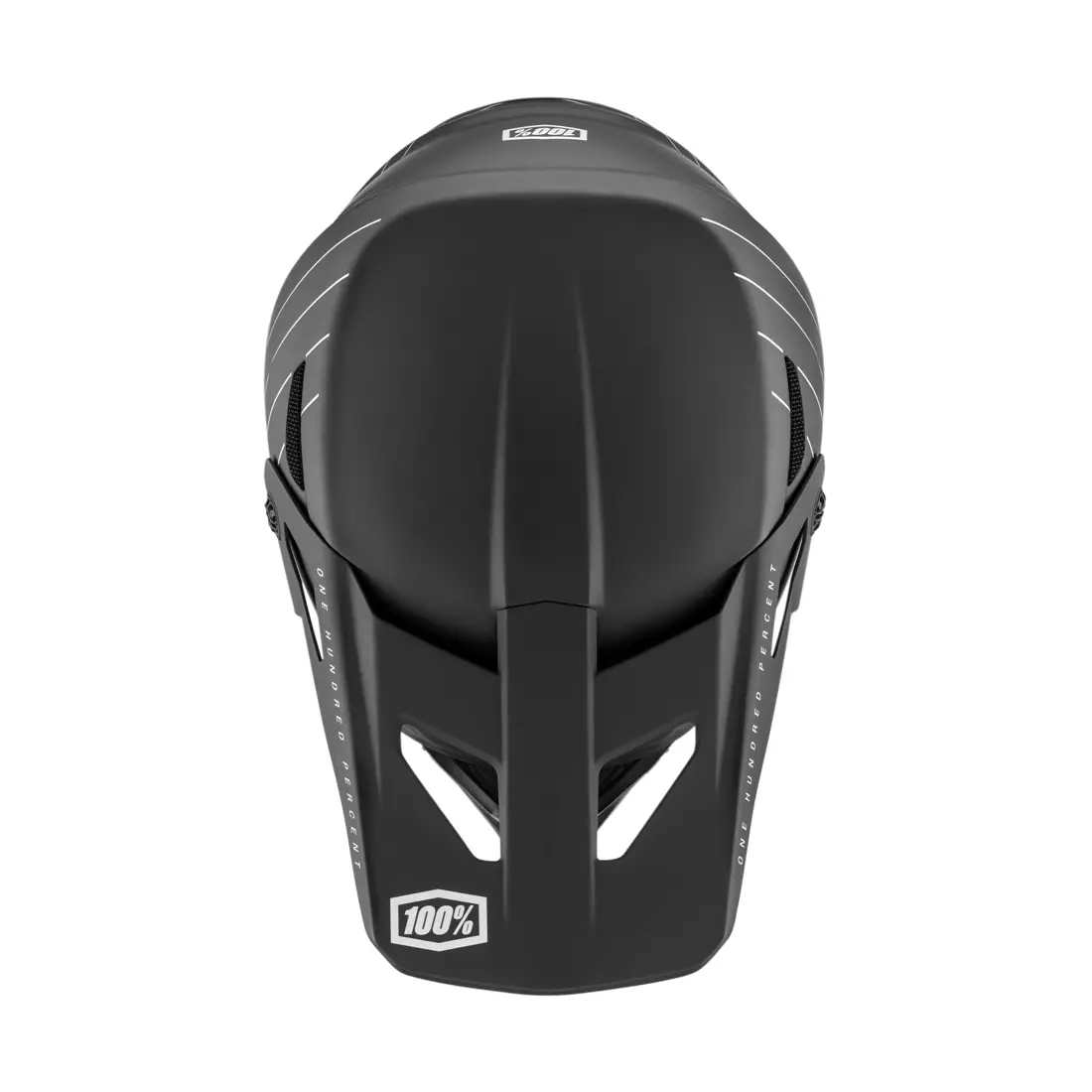 100% kerékpáros sisak full face STATUS DH/BMX Helmet Essential black STO-80011-001-09