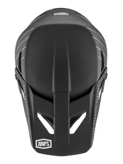 100% kerékpáros sisak full face STATUS DH/BMX Helmet Essential black STO-80011-001-09