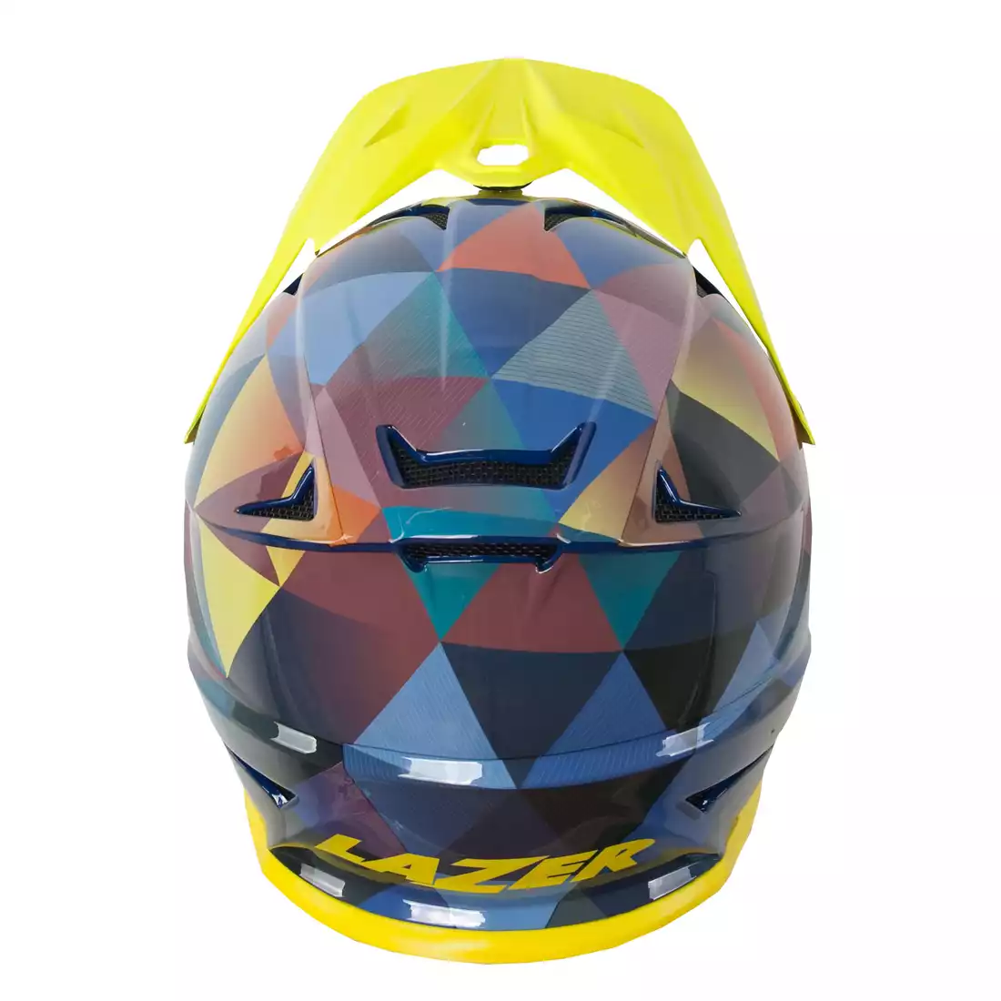 LAZER kerékpáros sisak fullface PHOENIX+ gloss colour triangles BLC2197887096