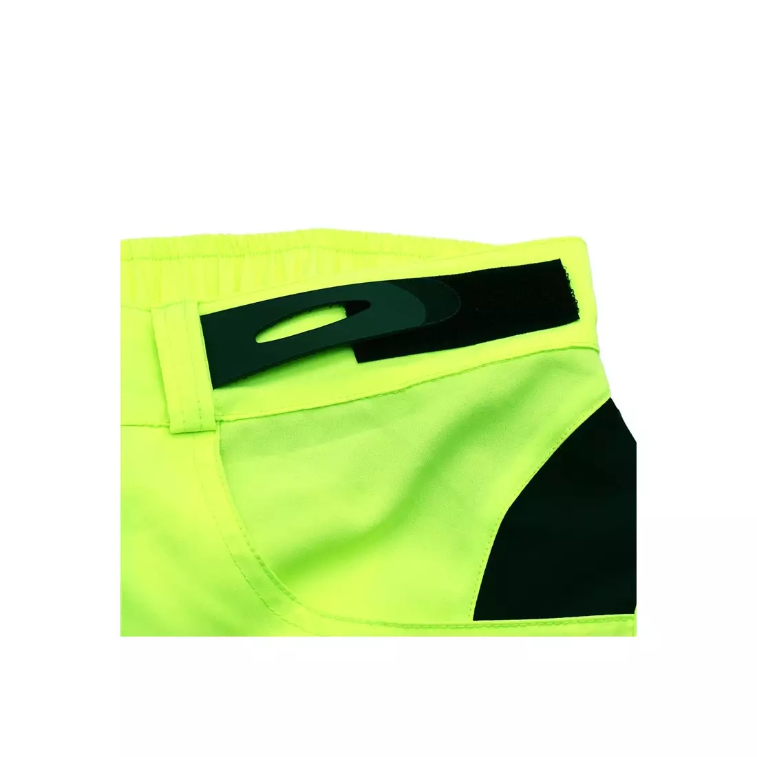 WOSAWE BL132-G férfi kerékpáros nadrág MTB bélés nélkül, fluor sárga