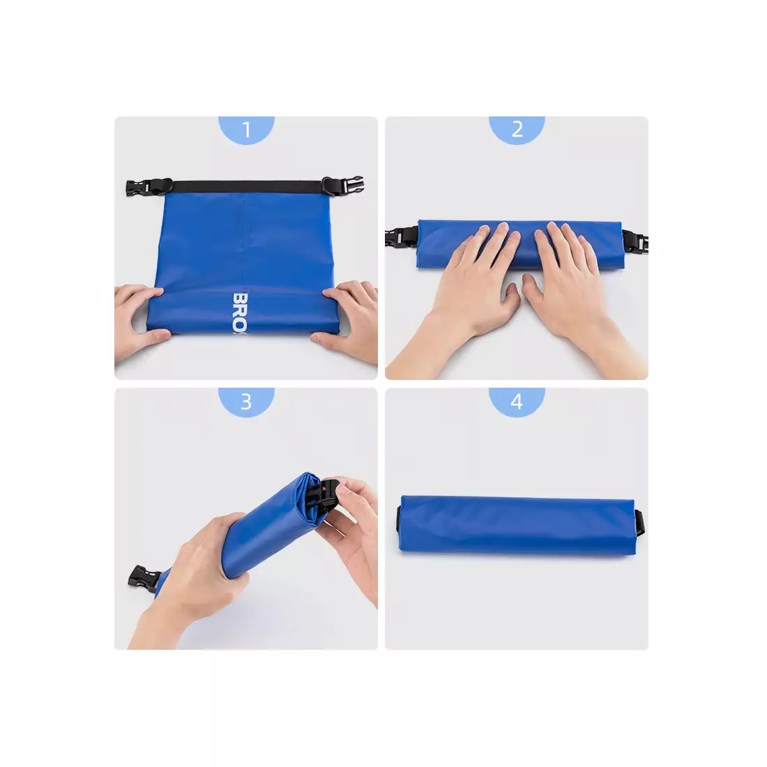 Rockbros vízálló hátizsák / 2L táska,  kék ST-001BL